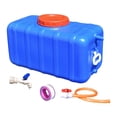 thumbnail image 4 of S SERENABLE Contenant d'Eau de Camping Réutilisable avec Robinet et Tuyau pour Camping, Voiture, Randonnée Bleu 47,5 kg, 4 of 9