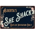 thumbnail image 1 of Alberta's SHE SHACK Sign Metal Wall Decor 8 x 12 High Gloss Metal 208120060335, 1 of 1