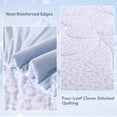 thumbnail image 4 of SUNNY HEAT Cooling Summer Comforter King Size 90"x108", Cooling Blanket for Hot Sleepers, Lightweight Breathable Double-Sided Quilt, Leopard Ice Blue, 4 of 8