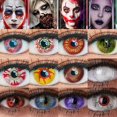 thumbnail image 2 of Lentes de contacto de Color Cosplay para maquillaje de ojos, lentes de contacto de belleza de Halloween, lentes de Color cosméticos para ojos, accesorios de Anime, 2 of 4