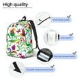thumbnail image 4 of Naloa Paisley Canvas Backpack for Men Women Rucksack Casual Travel Daypack College Tote Satchel Bookbag for Teens-Small, 4 of 7