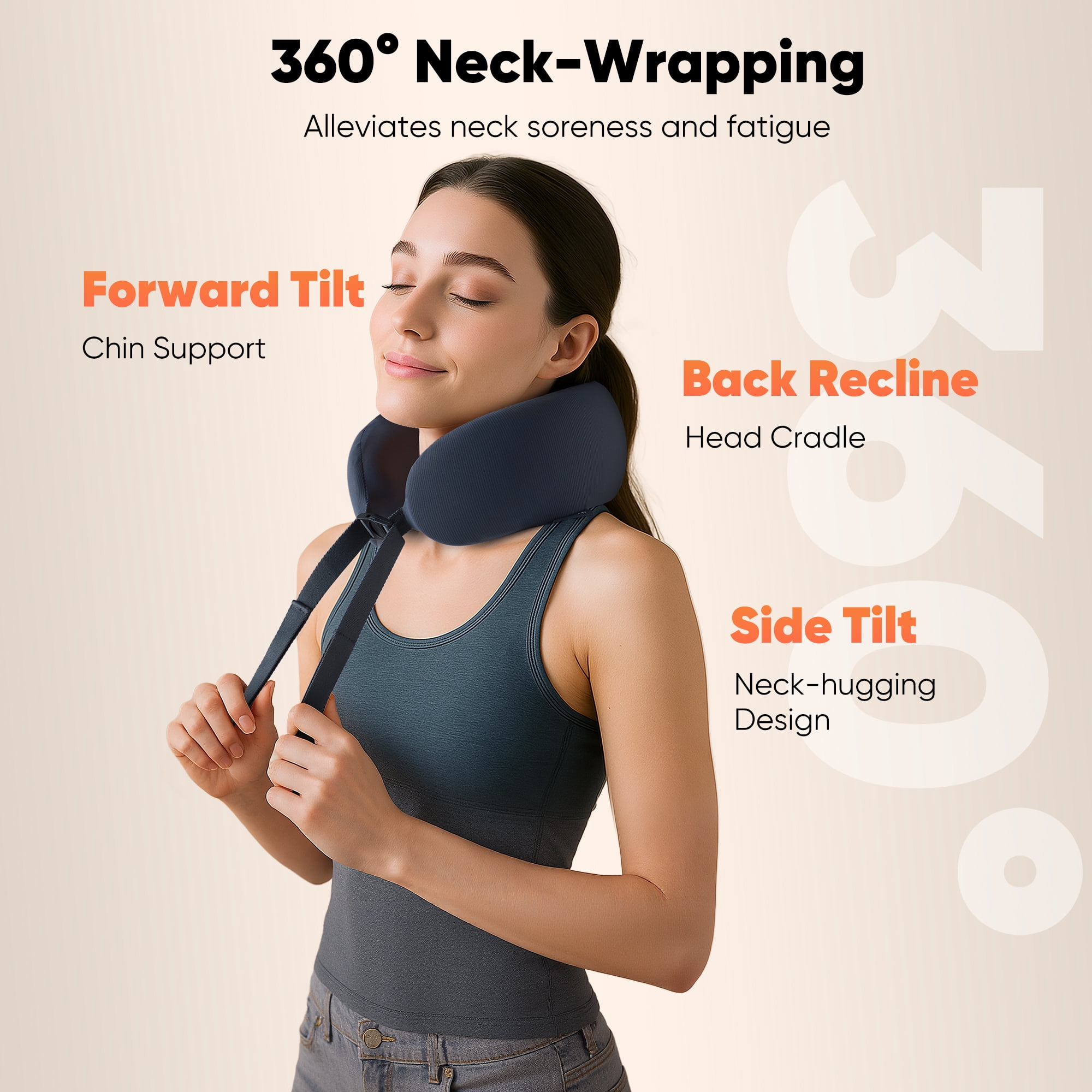 Neck Massager for Deep Tissue,Shiatsu Neck Massager with Heat,Rechargeable 3D Kneading for Home Office Car Travel,Gifts for Women Men