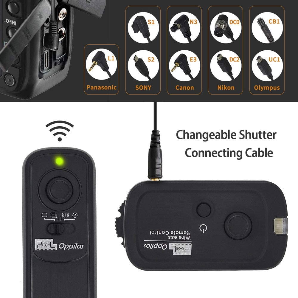 Pixel RW221 DC2 Wireless Shutter Release Remote Control for Nikon DSLR D7100 D7000 D5100 D5000 D3200 D3100 D600 D90 D5300 D750 
