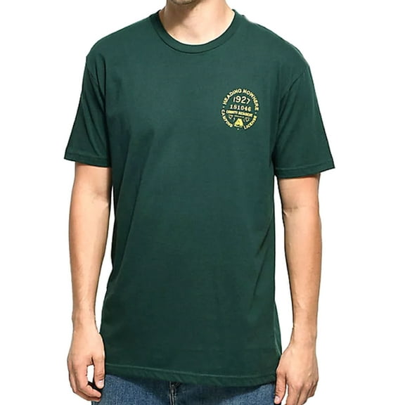 Dravus Misguided Grounds Green Men's T-Shirt Heading No Where 1927 License Size Medium