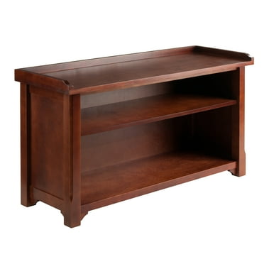 Winsome Wood Milan Storage Hall Bench, Walnut Finish