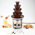 thumbnail image 3 of Fuente de Chocolate eléctrica, Fuente de Chocolate de 4 Capas, Acero Inoxidable de 4 Capas para Suministros de Boda Resturant Home Party Birthday Decoraion(#1), 3 of 5