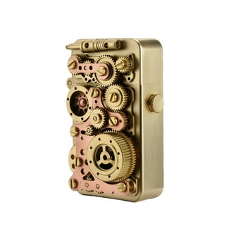 Swiss Luxury Retro Copper Kerosene Lighter,Soft-Flame, Refillable