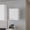 White, variant on FM FURNITURE So-Hi Wall Cabinet with One Door Black Engineered Wood