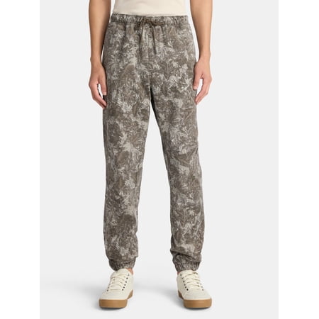 No Boundaries Twill Jogger Pants, Men's XS-5XL