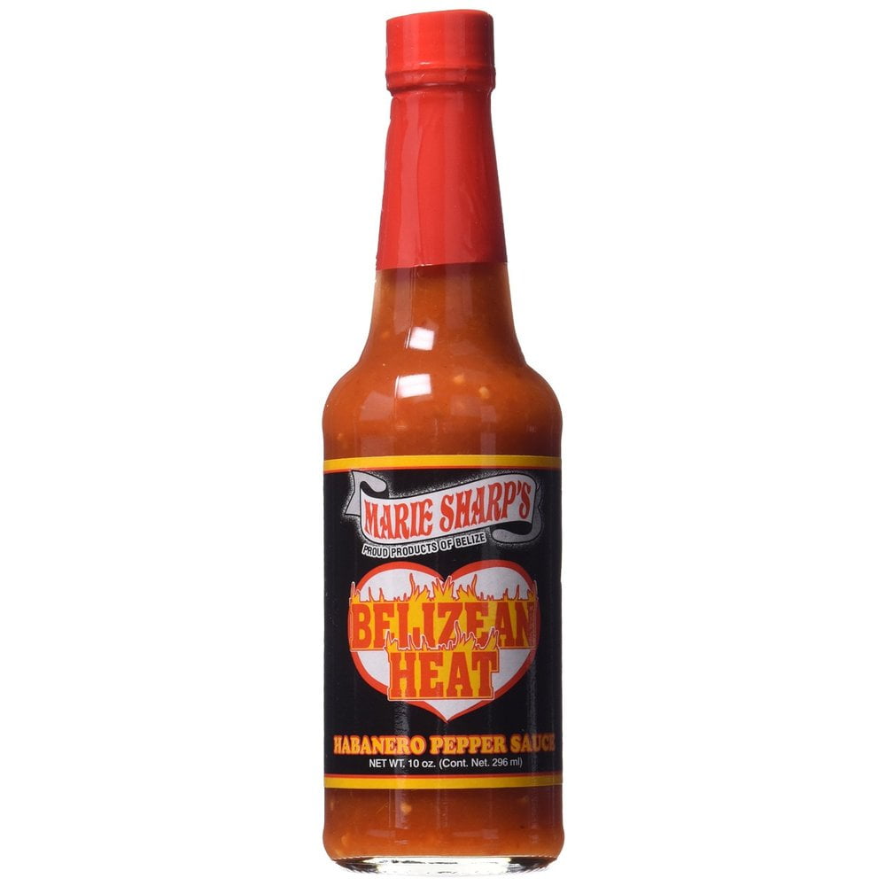 Marie Sharp's Garlic Habanero Pepper Sauce - 5 Oz Bottle, Belizean Hot Sauce (Gluten-Free)