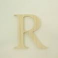 thumbnail image 2 of Package of 1, 14 Inch X 3/4" Thickness Baltic Birch Wood Letter R in The Times New Roman Font, Thick, Upper Case for Art & Craft Project, Made in USA, 2 of 4