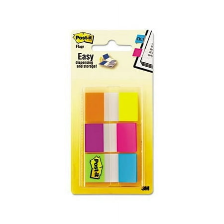 Page Flags in Portable Dispenser Assorted Brights, 60 Flags/Pack