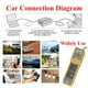 thumbnail image 4 of Scienceny Cargadores de coche ABS Inversor de energía Multi puerto 3 USB Reemplazo Desmontable Protección contra sobrecarga Enchufe convertidor Paneles de instrumentos para automóviles 12V a 110V, 4 of 6
