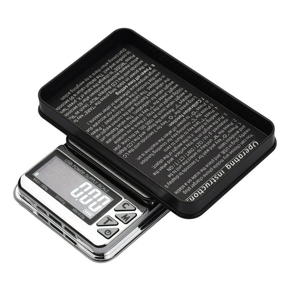 Amdohai Rechargeable Digital Pocket Scale Jewelry Electronic Scale Mini Scale USB Power Supply Scale 2-inch LCD Display Tare Counting Unit Switching Auto-off