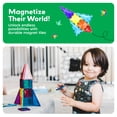 thumbnail image 6 of PicassoTiles Mini Magnetic Tiles for Kids – 40PCS STEM Construction Building Blocks Travel Toy Set, 6 of 9