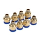 thumbnail image 3 of 8mm Tubo de Aire Neumático Empuje Accesorios Rosca Macho Recto Conector Rápido (PC8-1 10 unids), 3 of 8