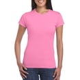 thumbnail image 1 of Gildan Ladies Softstyle  T-Shirt, 2XL, Azalea, 1 of 9