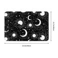 thumbnail image 3 of Fotbe Extra Durable Door Mat - Dirt Trapping Outdoor Welcome Mats - Non-Slip Outdoor Door Mats - Low Profile Front Door Mat - Indoor (16" x 24", Crescent and Stars ), 3 of 9