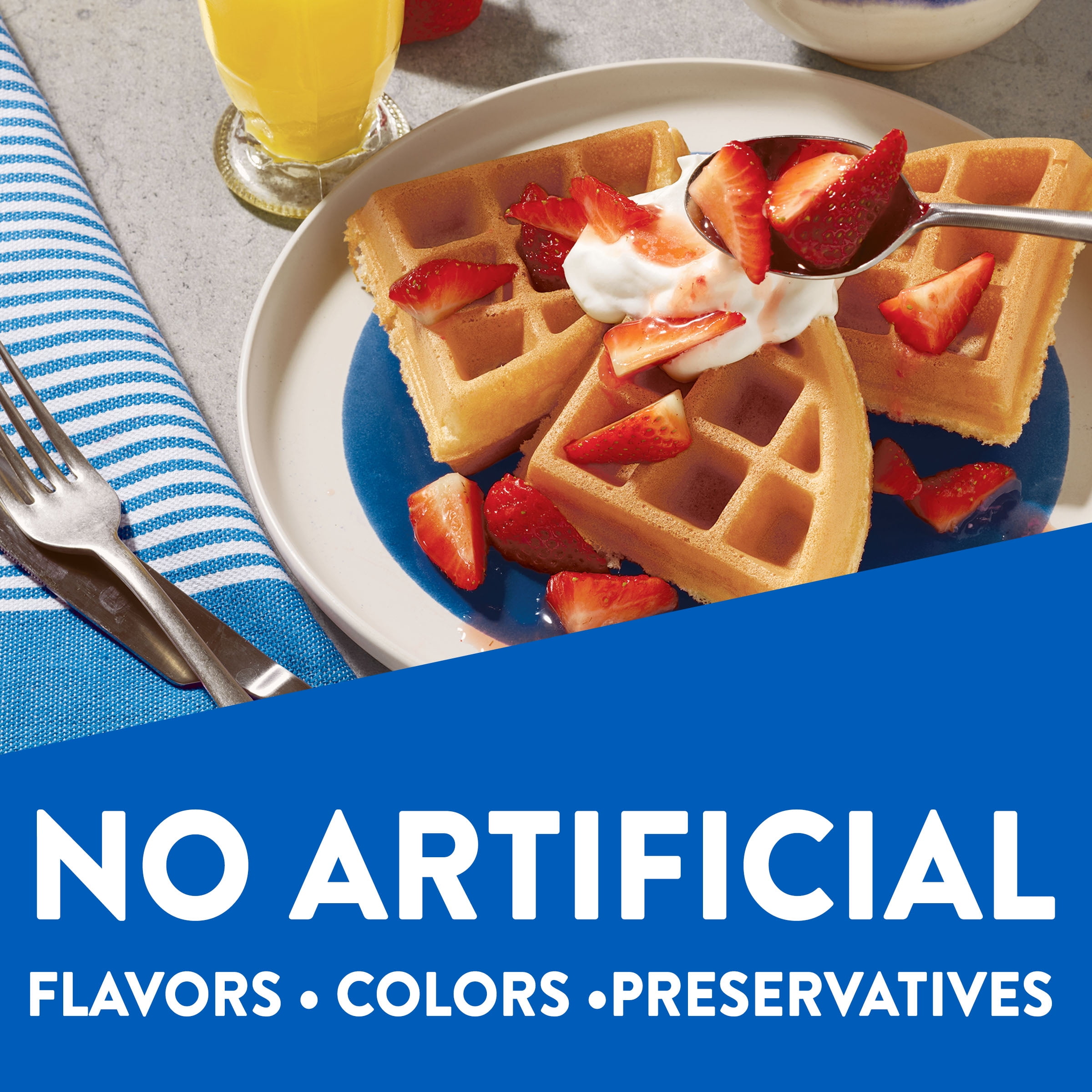 Krusteaz Light and Crispy Belgian Waffle Mix, Krusteaz Waffle Mix, 28 oz Box