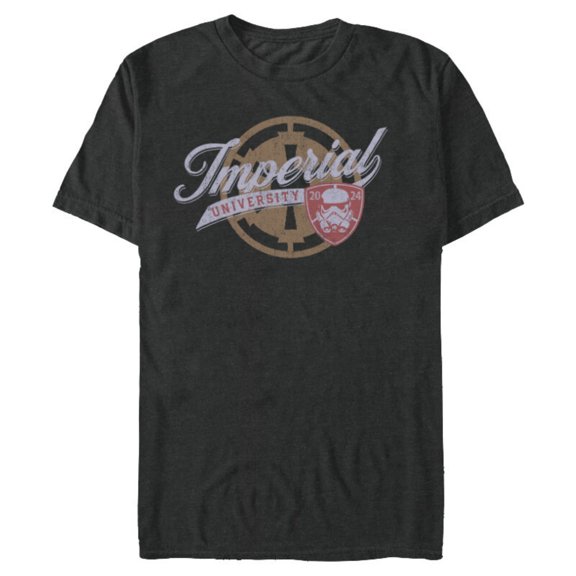 Star Wars Graduation Imperial University Class of 2024 Grad - Short Sleeve Blended T-Shirt for Adults - Customized-Dark Heather