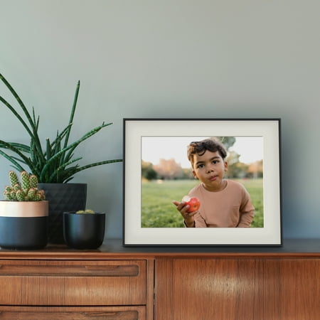Aura Home - Walden Matted Ink 15" Digital WiFi Frame - Matted Ink