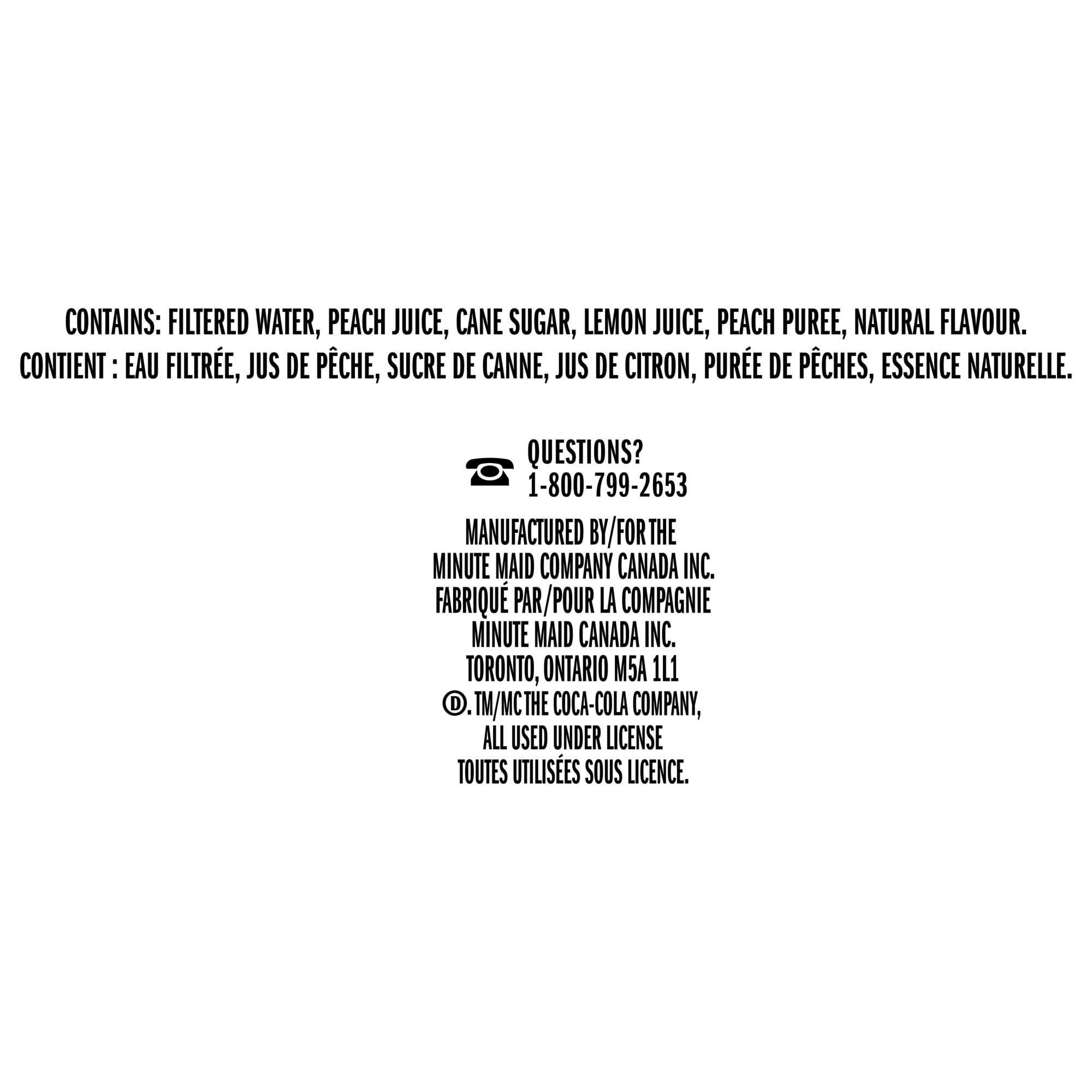 Simply Peach Bottle, 1.54 Liters, 1.54 x L