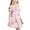 Multicolor2, variant on Pounoo New Dresses For Girls Fashion Print Short Sleeve Casual Dresses Round Neck Knee Length Dress Quick Drying Kids Dresses Girls 4-16