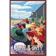 thumbnail image 2 of Art.com Kentucky - Ladies Day at the Track Horse Racing Stretched Canvas Print Wall Art by Lantern Press, 12" x 18", 2 of 4