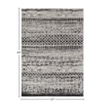 thumbnail image 5 of Mason Brooks Cressida CA65A Streaky White Moroccan Tribal Gray Area Rug, 5'3" x 7'0", 5 of 5
