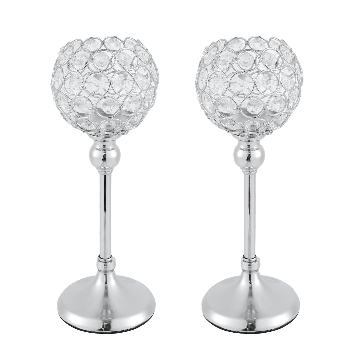 Candle Holders Set of 2,Candle Holder for Wedding,Candle Holders for Table Centerpiece,Crystal Candle Holders for Coffee Table Home Anniversary Celebration Birthday Party Holiday Housewarming Gifts