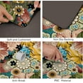 thumbnail image 6 of Boho Floral Kitchen Rug Set 2 Colourful Flowers Non-Slip Kitchen Floor Mats Cushioned Anti Fatigue Comfort Standing Bohemian Mat Waterproof Laundry PVC Carpet (17.3 x 28 Inch+17.3 x 47 Inch), 6 of 6