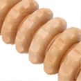 thumbnail image 2 of Rouleau de massage ergonomique en bois à 9 rouleaux pour soulager le stress et améliorer la douleur, 2 of 4