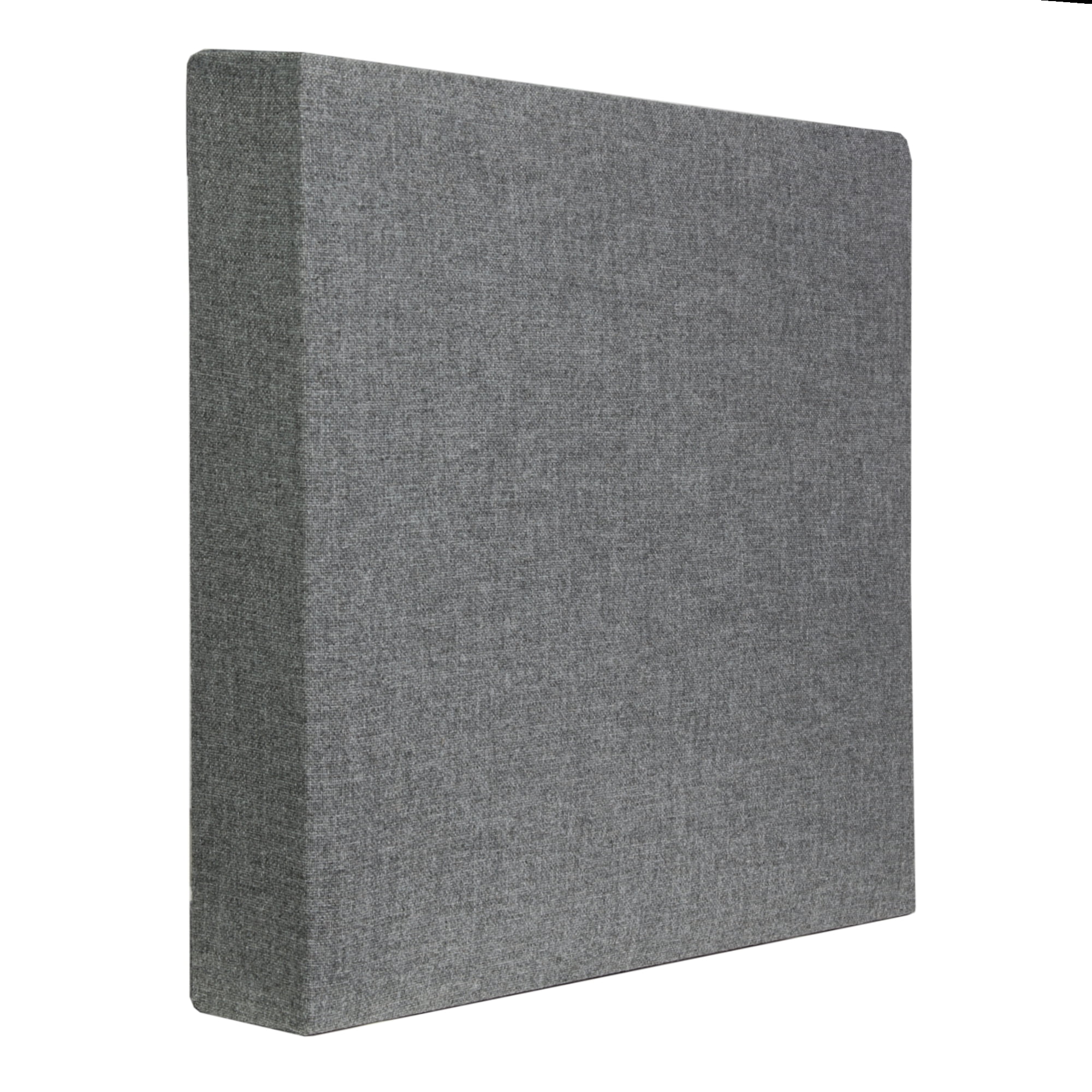 ATS Acoustics Tackable Acoustic Panel 24" x 24" x 4" Sound Absorbing Professional Studio Quality Tack Board Wall Panel (Charcoal)