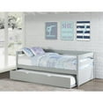 thumbnail image 2 of Hillsdale Kids and Teen Caspian Daybed with Trundle, Gray, 2 of 12