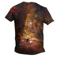 thumbnail image 6 of Penkiiy Galaxy Printed Shirt,Mens 3D Top Blouse Novelty Graphic Breathable Quick Dry Sleeveless Beach T-Shirt 5XL Multicolor, 6 of 6