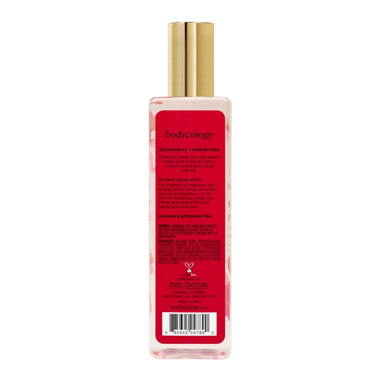 Bodycology Strawberry Cheesecake Fragrance Mist Spray By Bodycology - 8 oz Bodycology Strawberry Cheesecake Fragrance Mist Spray By Bodycology - 8 oz
