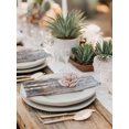 thumbnail image 6 of Cloth Napkins Set of 6 - 20x20 Inches, Blue Brown Forest Washable Reusable Table Napkins, Modern Oil Painting Art Soft & Absortbent Dining Napkin for Party Wedding Hotel Restaurant, 6 of 8
