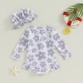 thumbnail image 3 of Bagilaanoe Toddler Baby Girl One-Piece Swimsuit Flower Print Long Sleeve Zipper Rashguard Swimwear + Swimming Cap 6M 9M 12M 18M 24M 3T Kids Ruffle Bathing Suit, 3 of 8