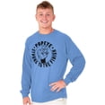 thumbnail image 5 of Popeye Strong To The Finish Flexing Long Sleeve TShirt Men Women Brisco Brands M, 5 of 6