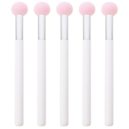 GAXIRE 5-Pack White Makeup Sponges for Women, Soft Foundation Cushion Applicators for Blending