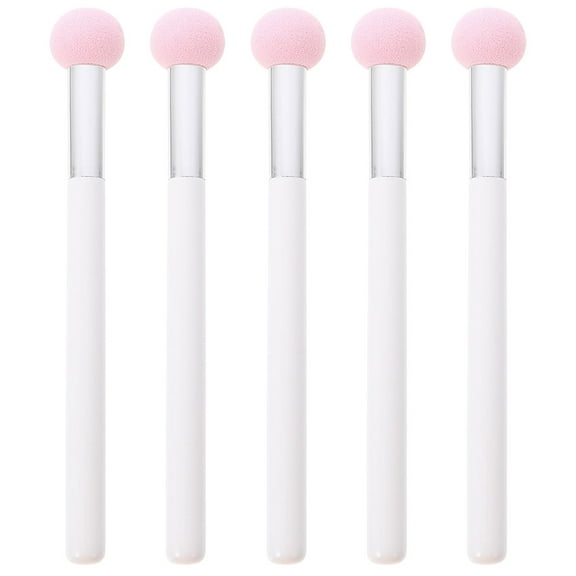GAXIRE 5-Pack White Makeup Sponges for Women, Soft Foundation Cushion Applicators for Blending