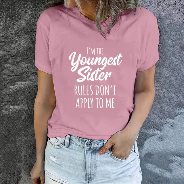 LSLJS T-Shirt Graphique à Manches Courtes Col Rond Décontracté Printemps et Été pour Femmes, Cadeaux pour Femmes