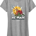 thumbnail image 3 of He-Man Masters of the Universe - He-Man Charging - Women's Short Sleeve Graphic T-Shirt, 3 of 5