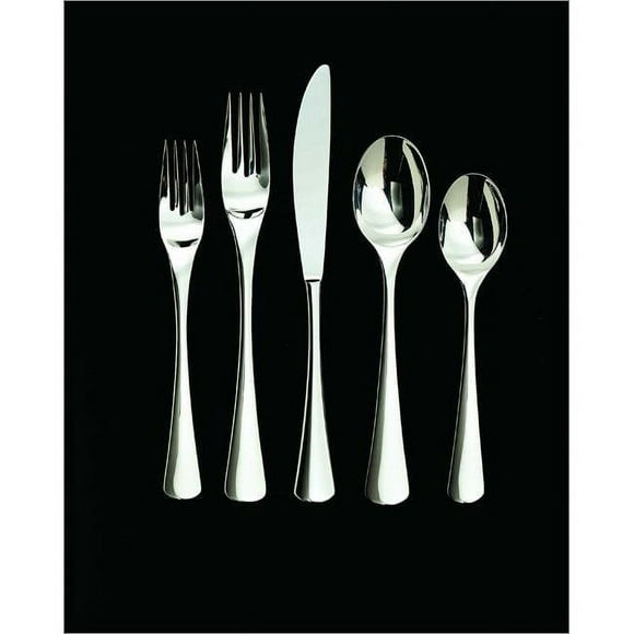 Ginkgo 079914-41005-2 Mariko 5 Piece Place Setting - 18-10 Stainless - Mirror Finish