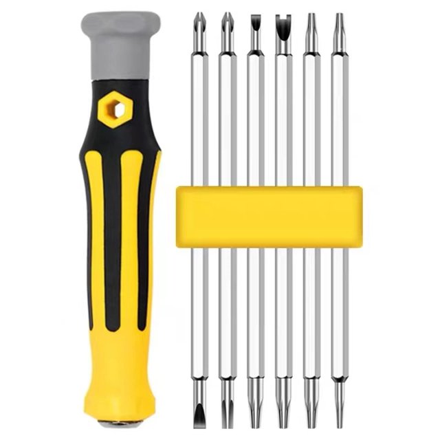 Small Screwdriver Set, Tuecota 12 in 1 Precision Mini Screwdriver Kit