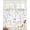 Blue Yellow, variant on Brown Spring Floral Sheer Curtains 63 Inch Length 2 Panels Set for Living Room/Bedroom, Flowers Botanical Elegant Pastoral Kitchen Curtains Grommet Semi-Sheer Curtains Window Treatments 42"x63"x2