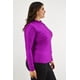 thumbnail image 2 of Blusa de satin Roman Fashion Tallas Extras 1802 Magenta Fucsia oscuro 42, 2 of 6