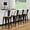Black, variant on Andeworld High Back Removable Back Bar Stool, Black (Set of 4)