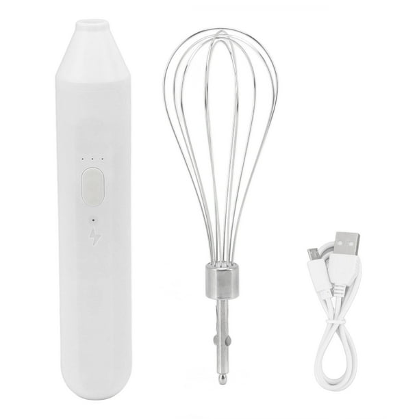 Batidores eléctricos para huevos, batidor de huevos eléctrico, Espumador de leche de acero inoxidable de mano, mezclador manual inalámbrico, funcionalidad inteligente
