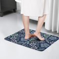 thumbnail image 4 of Pioneer Flower Floral Print Flannel Non Slip Door Rugs,Washable Door Mats Indoor,Decorative Door Mats,Dirt-Resistant and Absorbent Doormat for Entrance,Bedroom,Kitchen,Bathroom,23.5"x16", 4 of 5